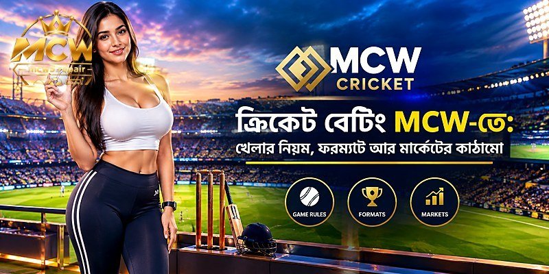 ক্রিকেট বেটিং MCW-তে: খেলার নিয়ম, ফরম্যাট আর মার্কেটের কাঠামো