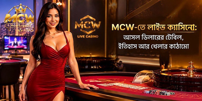 MCW-তে লাইভ ক্যাসিনো: আসল ডিলারের টেবিল, ইতিহাস আর খেলার কাঠামো