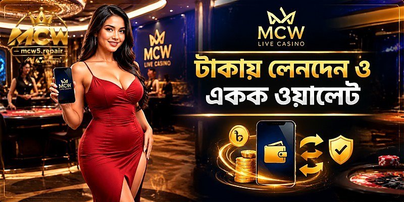 টাকায় লেনদেন ও একক ওয়ালেট