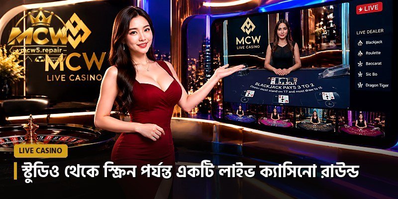 স্টুডিও থেকে স্ক্রিন পর্যন্ত একটি লাইভ ক্যাসিনো রাউন্ড