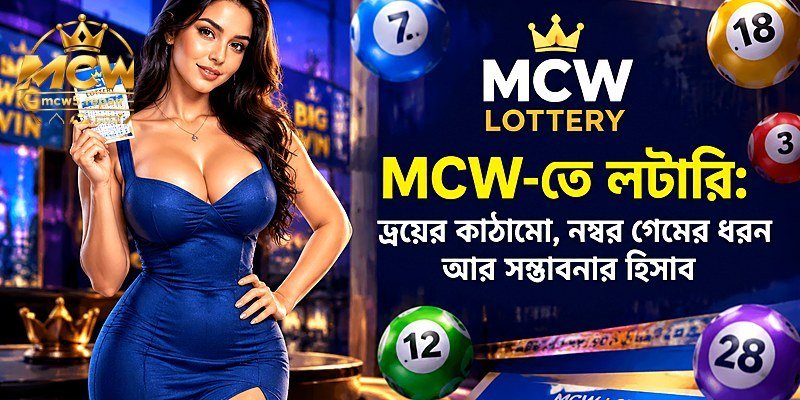MCW-তে লটারি: ড্রয়ের কাঠামো, নম্বর গেমের ধরন আর সম্ভাবনার হিসাব