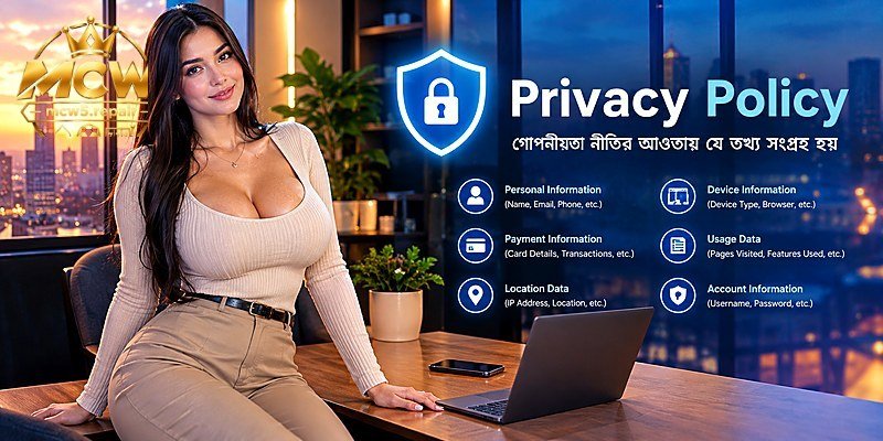 গোপনীয়তা নীতির আওতায় যে তথ্য সংগ্রহ হয়