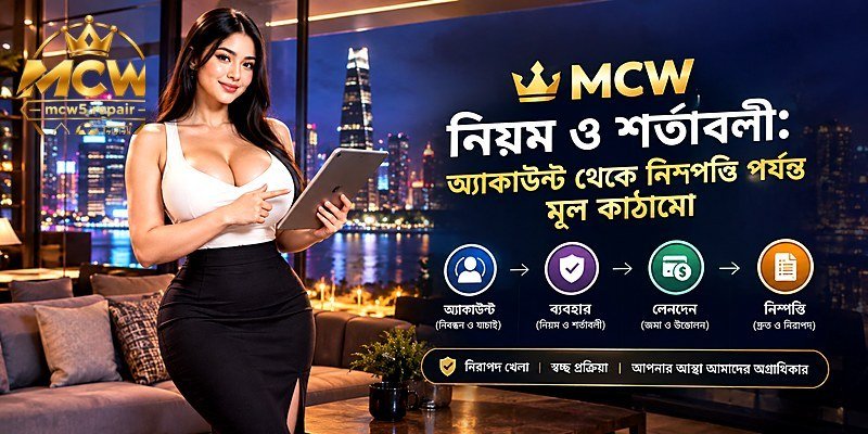 MCW নিয়ম ও শর্তাবলী: অ্যাকাউন্ট থেকে নিষ্পত্তি পর্যন্ত মূল কাঠামো