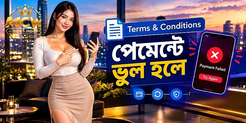 পেমেন্টে ভুল হলে